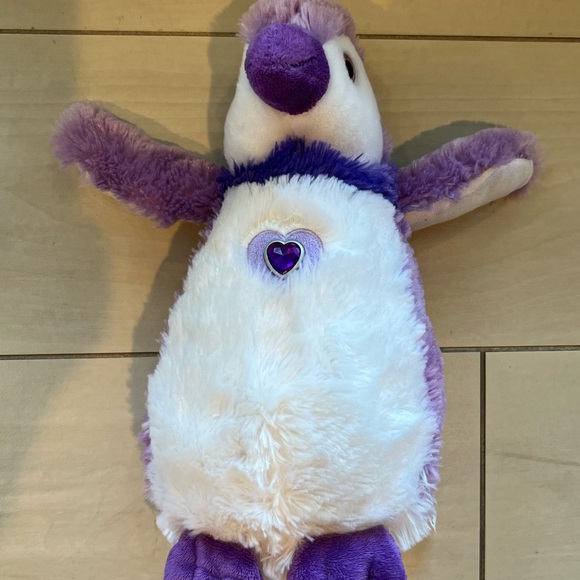 The Petting Zoo Purple Penguin Plush 13 Inch Jewel 2015 Stuffed Animal Toy - Picture 6 of 6
